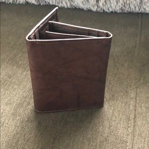 Stafford Essentials brown wallet.